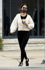 EIZA GONZLEZ Out for Coffee in West Hollywood 03/07/2021