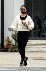 EIZA GONZLEZ Out for Coffee in West Hollywood 03/07/2021