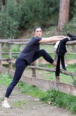 ELISA ISOARDI Workout at a Park in Rome 03/02/2021