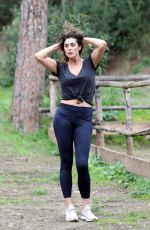 ELISA ISOARDI Workout at a Park in Rome 03/02/2021