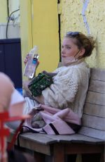 ELSA HOSK Out at a Beach in Malibu 03/21/2021