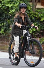 ELSA PATAKY and Chris Hemsworth Out Riding Bikes in Sydney 03/03/2021