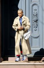 EMILY ALYN LIND and JORDAN ALEXANDER on the Set of Gossip Girl in New York 03/03/2021