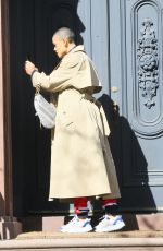 EMILY ALYN LIND and JORDAN ALEXANDER on the Set of Gossip Girl in New York 03/03/2021