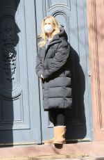 EMILY ALYN LIND and JORDAN ALEXANDER on the Set of Gossip Girl in New York 03/03/2021