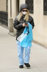EMILY ALYN LIND Heading to Hair-and-makeup on the Set of Gossip Girl 03/16/2021