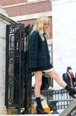 EMILY ALYN LIND on the Set of Gossip Girl 03/11/2021