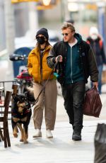 EMILY RATAJKOWSKI and Sebastian Bear McClard Out with Their Dog in New York 03/14/2021