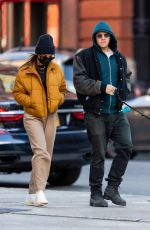EMILY RATAJKOWSKI and Sebastian Bear McClard Out with Their Dog in New York 03/14/2021