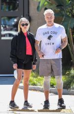 EMMA KROKDAL and Dolph Lundgren Out in Beverly Hills 03/24/2021