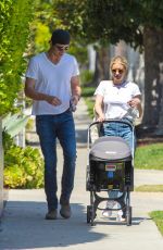 EMMA ROBERTS and Garret Hedlund Out in Hollywood 03/28/2021