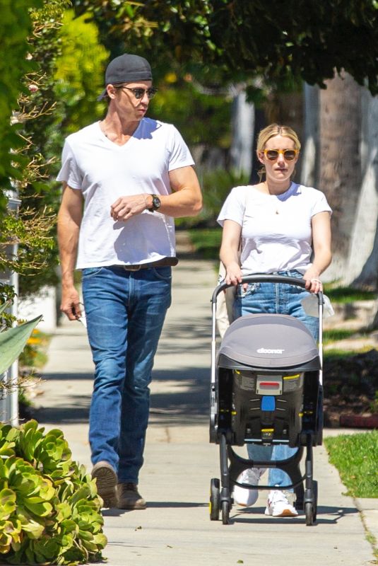 EMMA ROBERTS and Garret Hedlund Out in Hollywood 03/28/2021