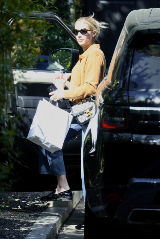 EMMA ROBERTS Out and About in Los Angeles 03/29/2021