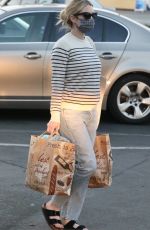 EMMA ROBERTS Out Shopping at Bristol Farms in Beverly Hills 03/01/2021