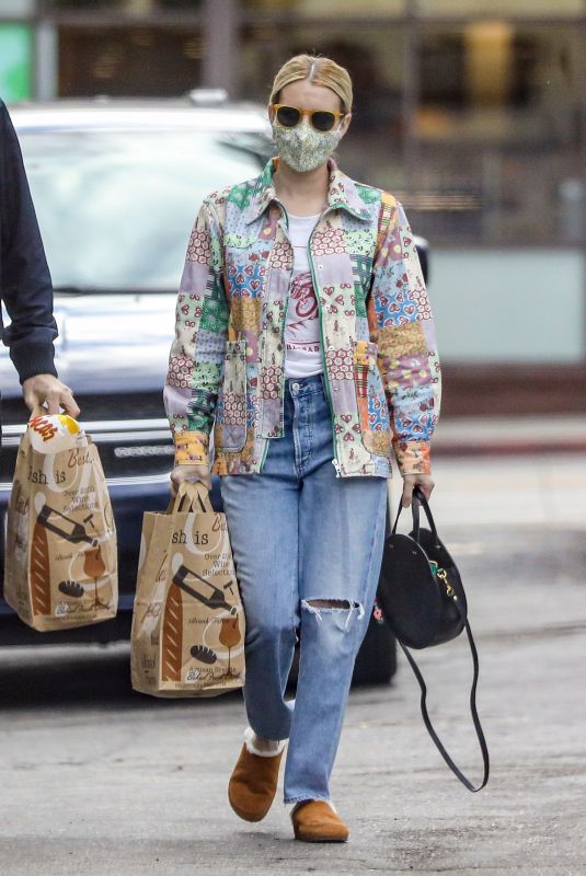 EMMA ROBERTS Out Shopping in Beverly Hills 03/15/2021
