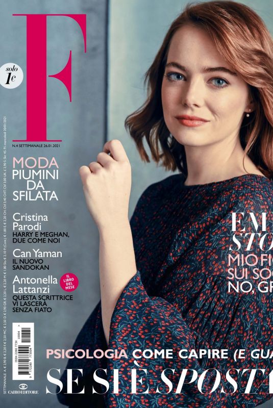 EMMA STONE in F Magazine, January 2021