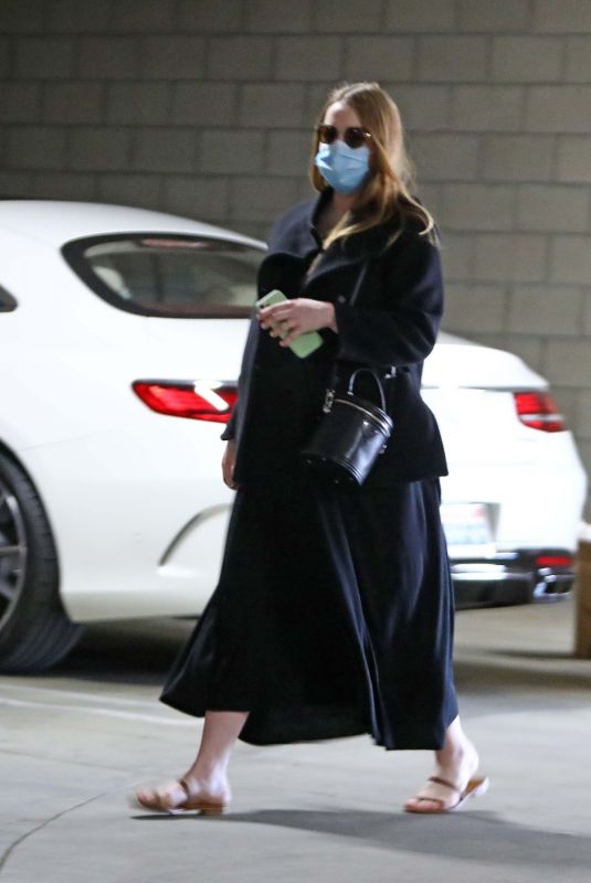 EMMA STONE Out and About in Santa Monica 03/04/2021