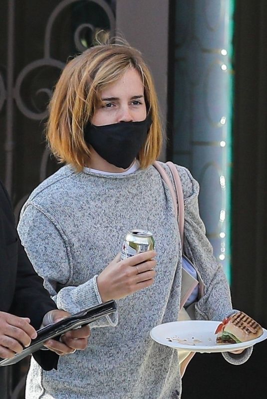 EMMA WATSON Leaves a Tailor in Beverly Hills 03/10/2021