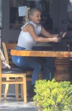 ERIKA JAYNE Out for Lunch at Toast in West Hollywood 03/14/2021