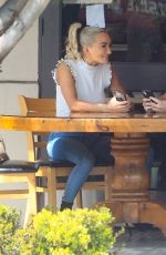 ERIKA JAYNE Out for Lunch at Toast in West Hollywood 03/14/2021