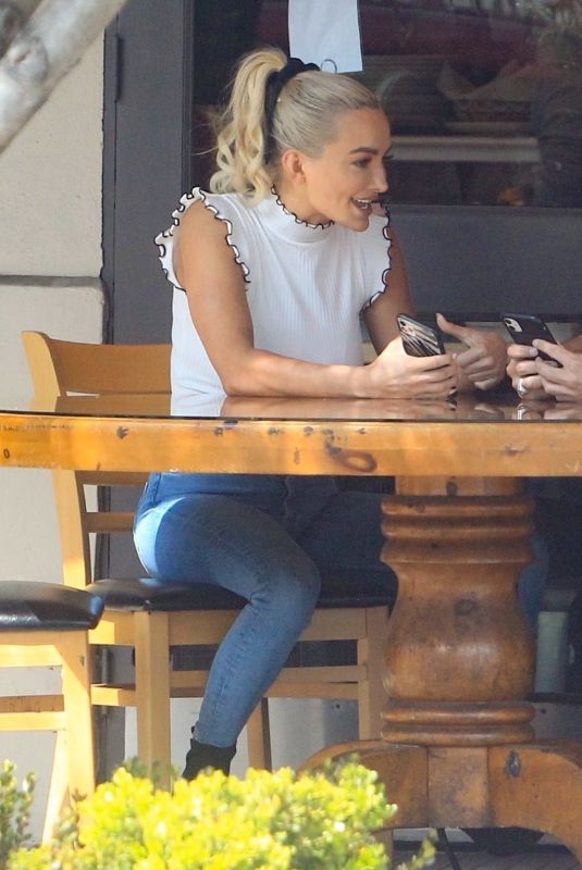 ERIKA JAYNE Out for Lunch at Toast in West Hollywood 03/14/2021