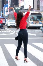 ESTRELLA NOURI at Times Square in New York 03/28/2021