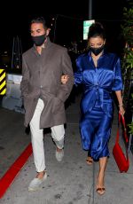 EVA LONGORIA and Jose Baston at Mr. Chow in Beverly Hills 03/30/2021
