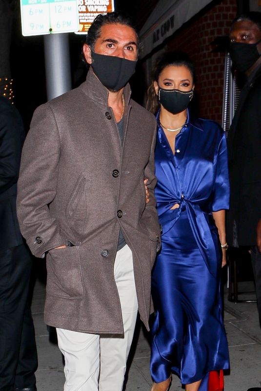 EVA LONGORIA and Jose Baston at Mr. Chow in Beverly Hills 03/30/2021