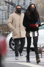 FAMKE JANSSEN Leaves Bar Pitti in New York 03/06/2021