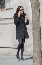 FAMKE JANSSEN Out in New York 03/03/2021