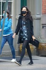 FAMKE JANSSEN Out in New York 03/09/2021