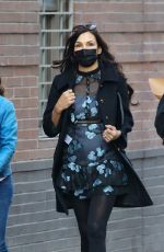 FAMKE JANSSEN Out in New York 03/09/2021