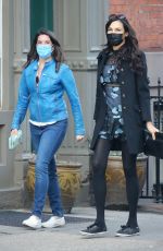 FAMKE JANSSEN Out in New York 03/09/2021
