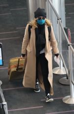 FELICITY HUFFMAN at LAX Airport in Los Angeles 03/09/2021