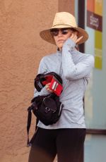 FELICITY HUFFMAN Out wit Her Dogs in Studio City 02/28/2021