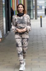 FERNE MCCANN Arrives at Steph;s Packed Lunch Show in Leeds03/25/2021