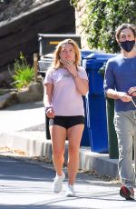 FLORENCE PUGH and Zach Braff Out with Their Dog in Los Angeles 03/01/2021