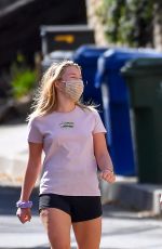 FLORENCE PUGH and Zach Braff Out with Their Dog in Los Angeles 03/01/2021