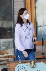 GEENA DAVIS Out and About in Los Angeles 03/22/2021