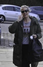GEMMA ATKINSON Arrives at Hits Radio in Manchester 03/22/2021
