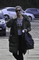 GEMMA ATKINSON Arrives at Hits Radio in Manchester 03/22/2021