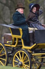 GEMMA WHELAN on the Set of Gentleman Jack Series 2 in Leeds 03/02/2021