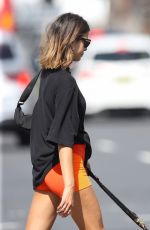 GEORGIA FOWLER Out with Her Dog in Sydney 03/07/2021