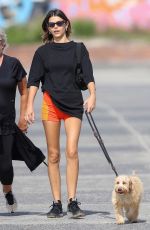 GEORGIA FOWLER Out with Her Dog in Sydney 03/07/2021