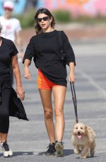 GEORGIA FOWLER Out with Her Dog in Sydney 03/07/2021