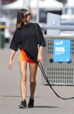 GEORGIA FOWLER Out with Her Dog in Sydney 03/07/2021