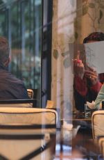 GIGI and BELLA HADID Out for Lunch in Milan 02/28/2021