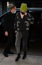 GIGI HADID Arrrives at Her Hotel in Milan 02/28/2021