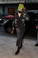 GIGI HADID Arrrives at Her Hotel in Milan 02/28/2021
