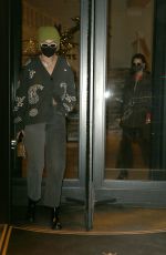 GIGI HADID Leaves Her Hotel in Milan 02/28/2021